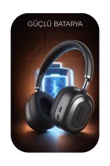 Bluetooth Kulaklık Kulak Üstü Kablosuz Kulaklık HD70 Siyah