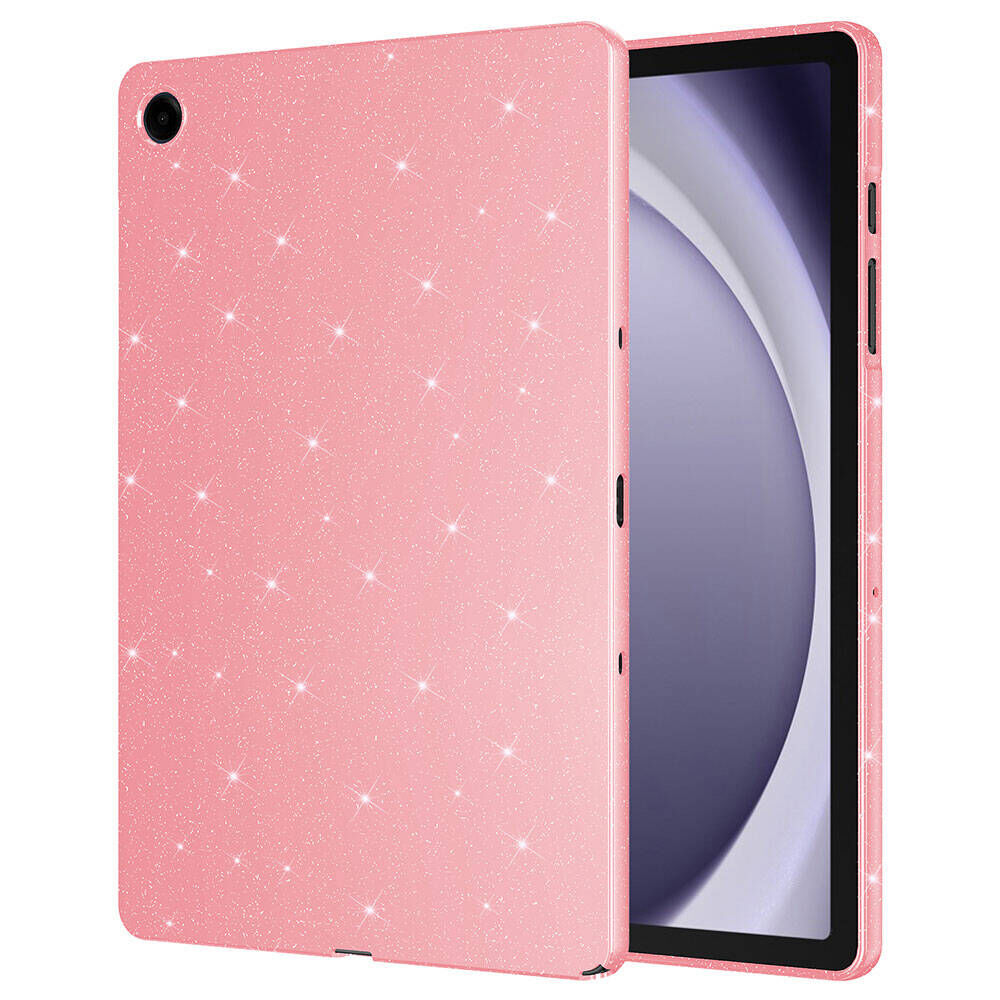 Samsung Galaxy Tab S9 Simli Parlak Görünümlü Tablet Koton Kılıf Pembe