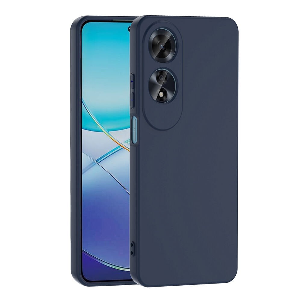 Oppo A60 Kılıf Mara Kamera Korumali Lansman Kapak Lacivert