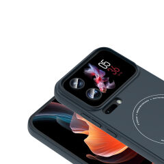 Xiaomi 17 Pro Max Uyumlu MagSafe Özellikli Elio Kamera Korumalı Sert Kapak Kılıf