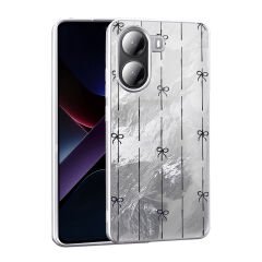 Xiaomi Poco X7 Pro Kılıf Desenli Mep Kapak Küçük Fiyonk