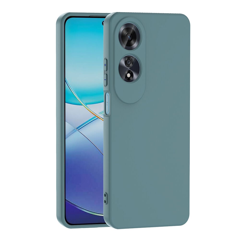 Oppo A60 Kılıf Mara Kamera Korumali Lansman Kapak Koyu Yeşil