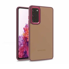 Samsung Galaxy S20 FE Kılıf Kamera Çıkıntılı Arkası Şeffaf Köşeleri Parlak Renkli Işlemeli Flora Kapak