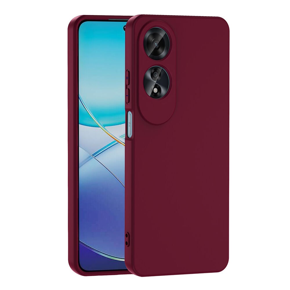 Oppo A60 Kılıf Mara Kamera Korumali Lansman Kapak Koyu Mor