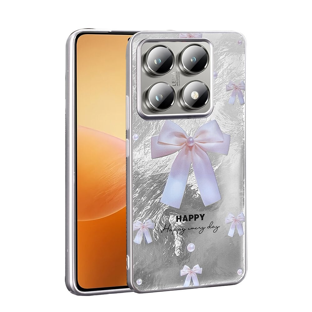 Xiaomi 14T Pro Kılıf Desenli Mep Kapak İncili Fiyonk