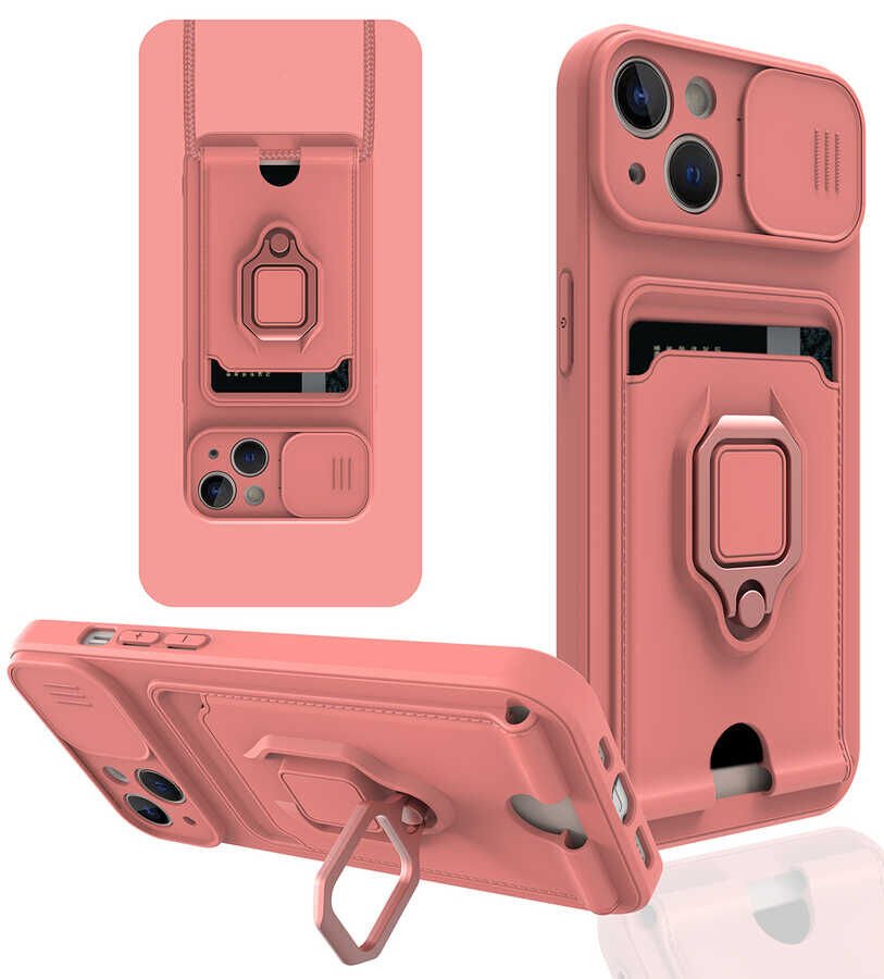 iPhone 13 Kılıf ​Pelit Kapak Pembe