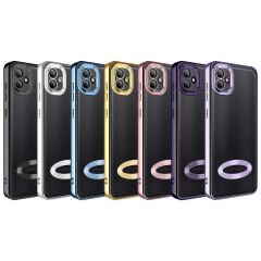 Samsung Galaxy A03 Kılıf Kamera Korumalı Logo Gösteren Omega Kapak