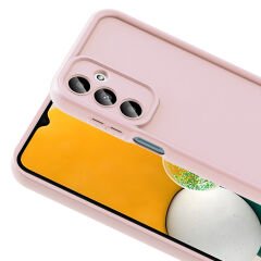 Samsung Galaxy A17 Uyumlu Kılıf Kamera Korumalı Ananas Kapak Pembe