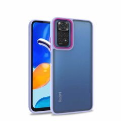 Xiaomi Redmi Note 11 Pro 5G Kılıf Kamera Çıkıntılı Arkası Şeffaf Köşeleri Parlak Renkli Işlemeli Flora Kapak