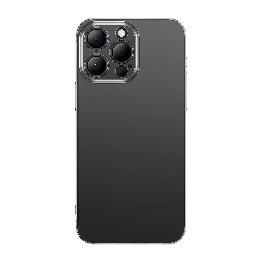 iPhone 15 Pro Max Kılıf Toz Önleyici Helo Kapak Şeffaf