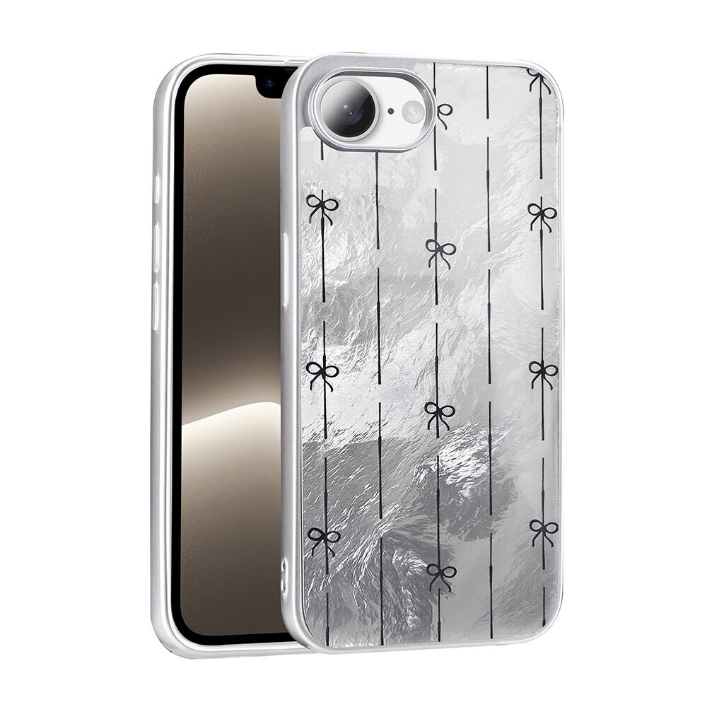 iPhone 16E Kılıf Desenli Mep Kapak Küçük Fiyonk