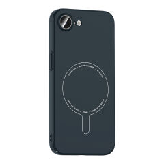 iPhone 17E Kılıf M-Safe Şarj Özellikli Kamera Korumalı Premium Elio Sert PC Kapak