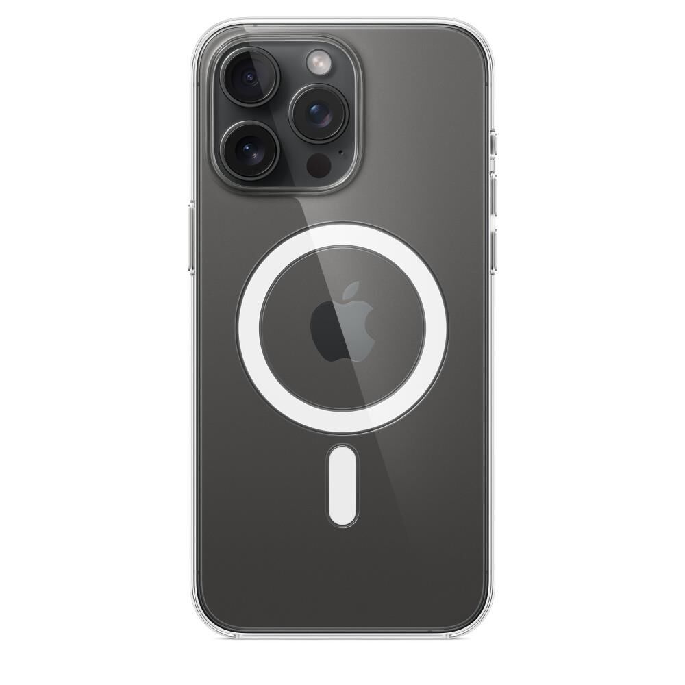 İphone 15 Pro Kablosuz Şarj Özellikli Şeffaf Silikon Kılıf