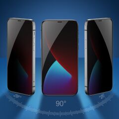 İphone 17 Pro Max Kolay Uygulama Aparatlı Uyumlu Hayalet Cam Ekran Koruyucu