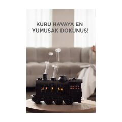 Tren Tasarım Kumandali Ultrasonik 300 ML Hava Nemlendiricisi Led Işıklı Aroma Difüzör