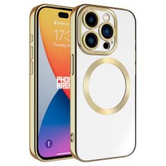 iPhone 15 Pro Max Kılıf Magsafe Wireless Şarj Özellikli Setro Silikon