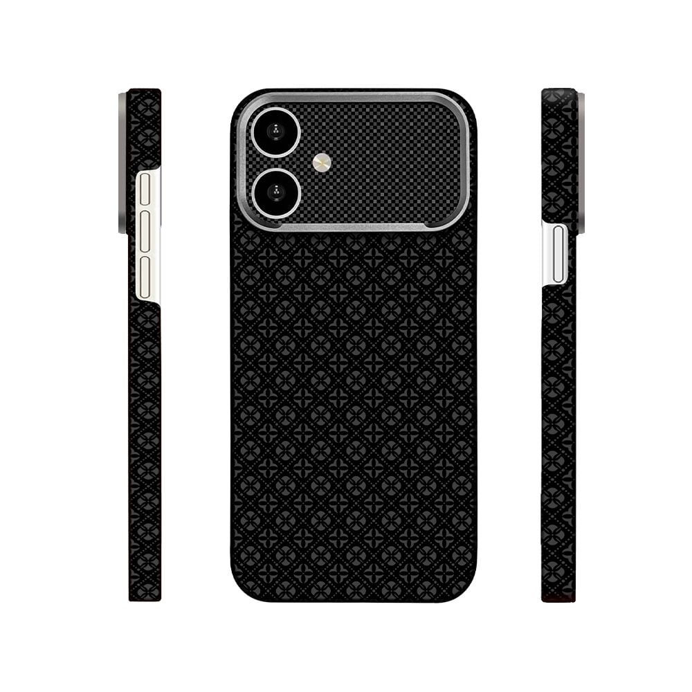 iPhone 17 Kılıf MagSafe Şarj Özellikli Premium Retro Çiçek Desenli Kamera Ve Lens Korumali Velix Sert PC Kapak