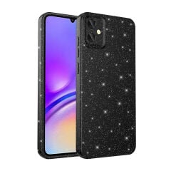 Samsung Galaxy A05 Kılıf Kamera Korumalı Simli Lüks Koton Kapak