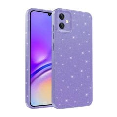 Samsung Galaxy A05 Kılıf Kamera Korumalı Simli Lüks Koton Kapak