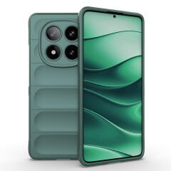 Xiaomi Redmi Note 14 Pro 4G Kılıf Esnek TPU Oyuklu Arka Yüzey Tasarımlı Etnik Silikon Kapak