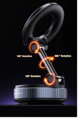 Manyetik Vakumlu Katlanır Araç Telefon Tutucu Ayna-cam-araba Magsafe Araç Tutucu X68