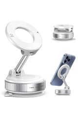 Manyetik Vakumlu Katlanır Araç Telefon Tutucu Ayna-cam-araba Magsafe Araç Tutucu X68