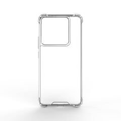 Xiaomi 14T Pro Kılıf Nitro Anti Shock Darbe Emici Köşe Korumalı Şeffaf Silikon Kapak Şeffaf