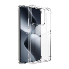 Xiaomi 14T Pro Kılıf Nitro Anti Shock Darbe Emici Köşe Korumalı Şeffaf Silikon Kapak Şeffaf