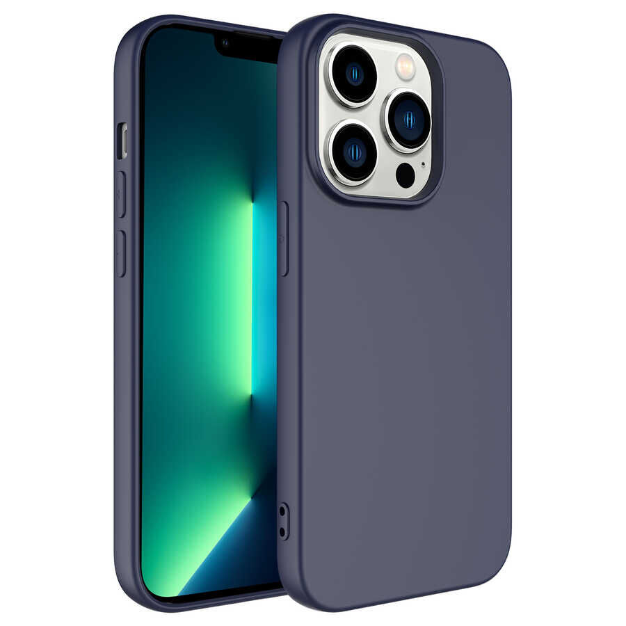 iPhone 14 Pro Max Kılıf Mara Lansman Kapak Lacivert