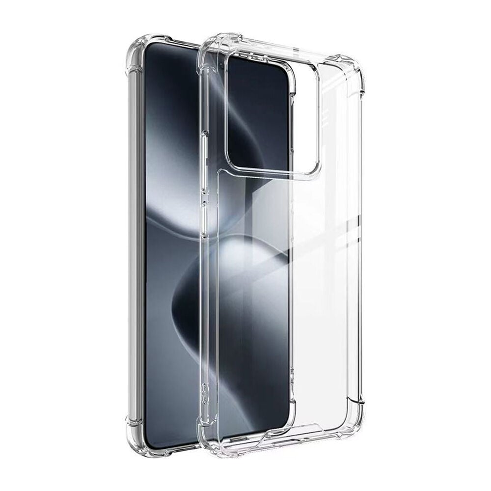 Xiaomi 14T Pro Kılıf Nitro Anti Shock Darbe Emici Köşe Korumalı Şeffaf Silikon Kapak Şeffaf