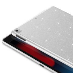 Apple iPad 10.2 2021 (9.Nesil) Simli Parlak Görünümlü Tablet Koton Kılıf