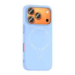 iPhone 17 Pro Kılıf M-Safe Şarj Özellikli Kamera Korumalı Premium Elio Sert PC Kapak