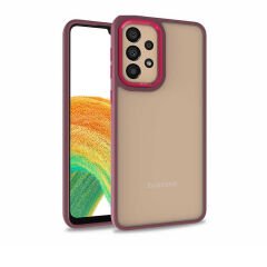 Samsung Galaxy A52 Kılıf Kamera Çıkıntılı Arkası Şeffaf Köşeleri Parlak Renkli Işlemeli Flora Kapak