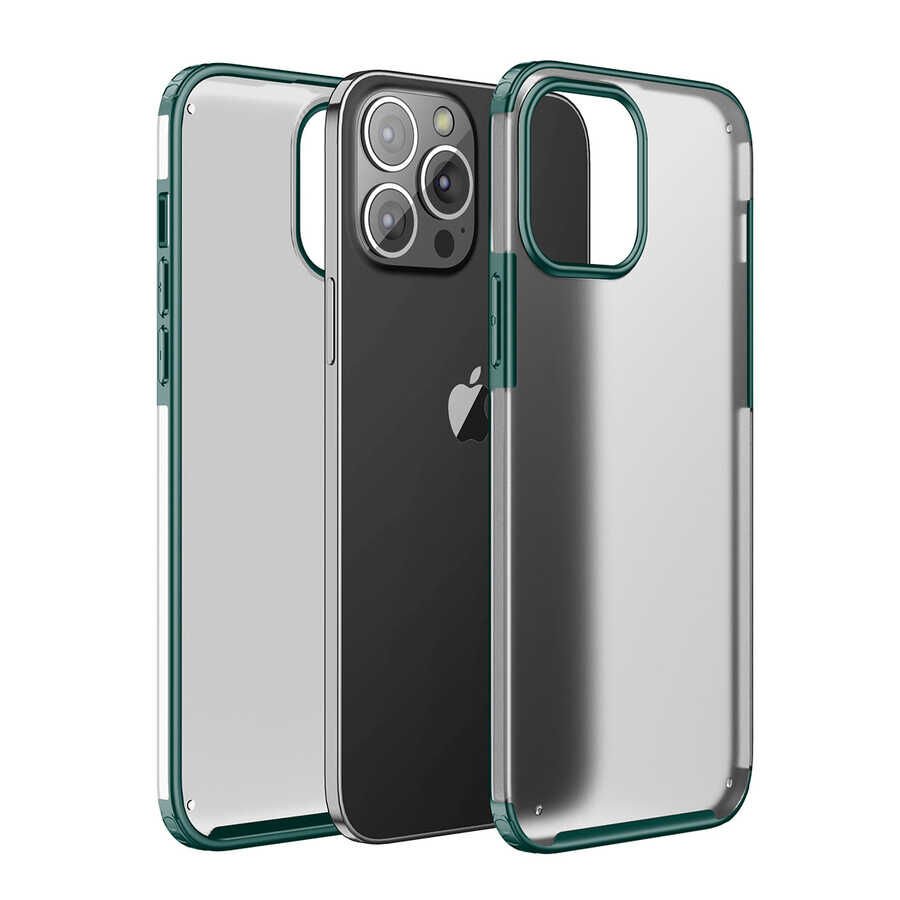 iPhone 13 Pro Max Kılıf Volks Kapak Koyu Yeşil