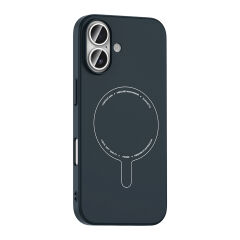 iPhone 17 Kılıf M-Safe Şarj Özellikli Kamera Korumalı Premium Elio Sert PC Kapak
