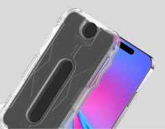 iPhone 14 Plus Kolay Uygulama Aparatlı 5D Magic Privacy Glass Hayalet Cam Ekran Siyah