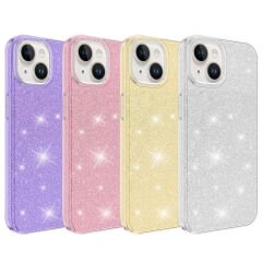 iPhone 14 Kılıf Shining Silikon Gold