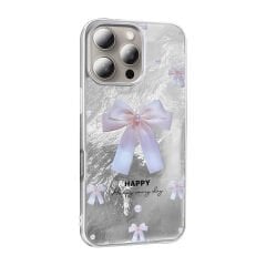 iPhone 16 Pro Max Kılıf Desenli Mep Kapak Küçük Fiyonk