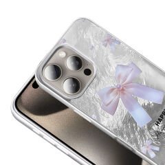 iPhone 16 Pro Max Kılıf Desenli Mep Kapak Küçük Fiyonk