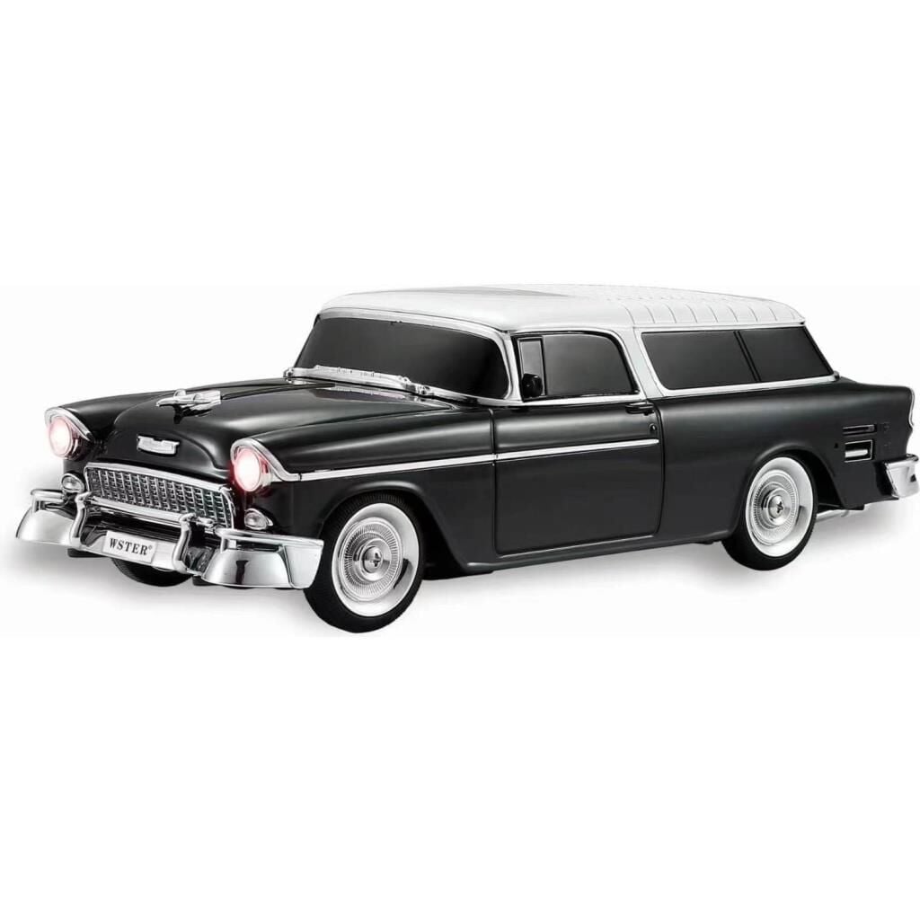Chevrolet Belair 1955 Model Araba Bluetooth Hoparlör Fm Radyo USB Tf Aux Destekli Speaker Siyah