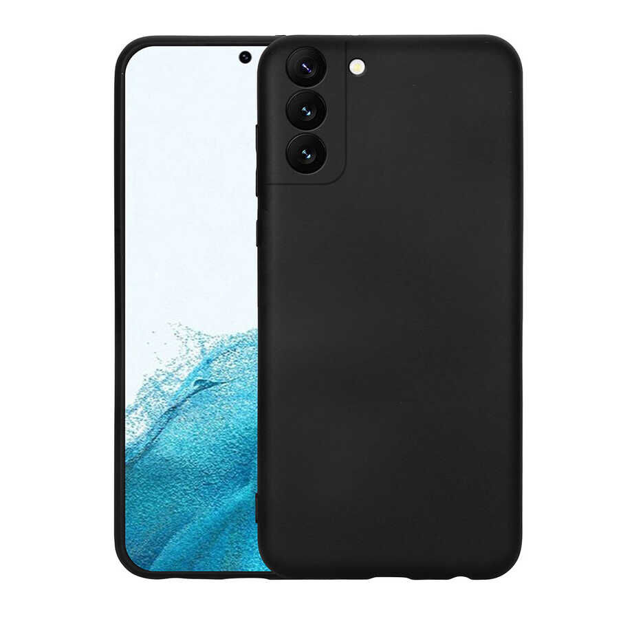 Samsung Galaxy S22 Kamera Korumali Mara Lansman Kapak Siyah