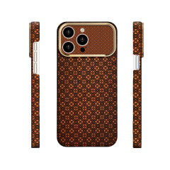 iPhone 15 Pro Max Kılıf MagSafe Şarj Özellikli Premium Retro Çiçek Desenli Kamera Ve Lens Korumali Velix Sert PC Kapak