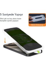Samsung Galaxy S25 Ultra Uyumlu Kolay Uygulama Aparatlı Uyumlu Hayalet Cam Ekran Koruyucu