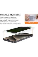 Samsung Galaxy S25 Ultra Uyumlu Kolay Uygulama Aparatlı Uyumlu Hayalet Cam Ekran Koruyucu