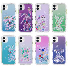 iPhone 11 Kılıf Kamera Korumalı Desenli Sert Hess Kapak NO7