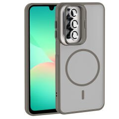 Samsung Galaxy A17 Kılıf Standlı ve Kamera Lens Hediyeli Etro Kapak