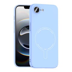 iPhone 16E Kılıf M-Safe Şarj Özellikli Kamera Korumalı Premium Elio Sert PC Kapak Turuncu