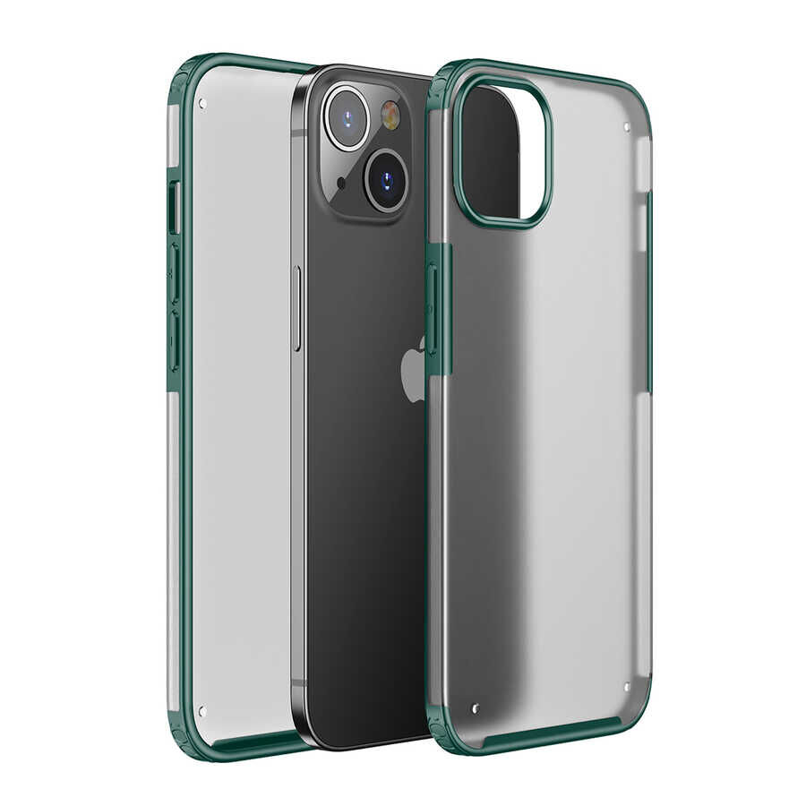 iPhone 13 Mini Kılıf Volks Kapak Koyu Yeşil