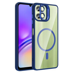 Samsung Galaxy A07 Kılıf Standlı ve Kamera Lens Hediyeli Etro Kapak