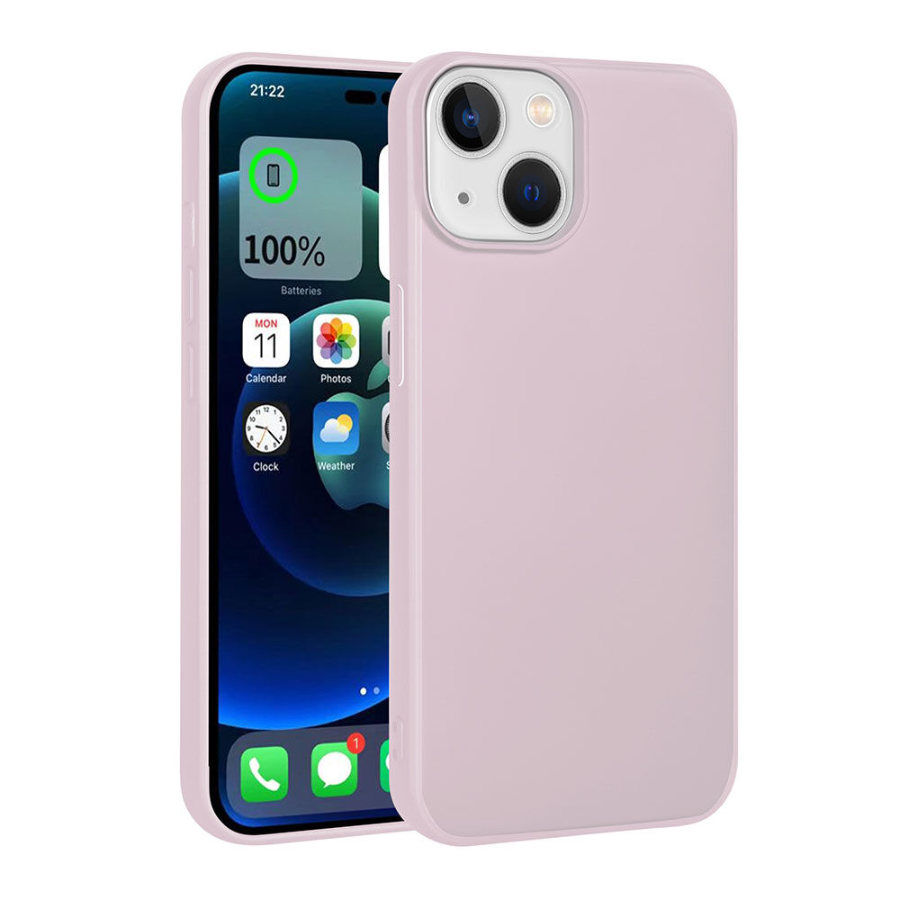 iPhone 15 Plus Kılıf Premier Silikon Kapak Rose Gold